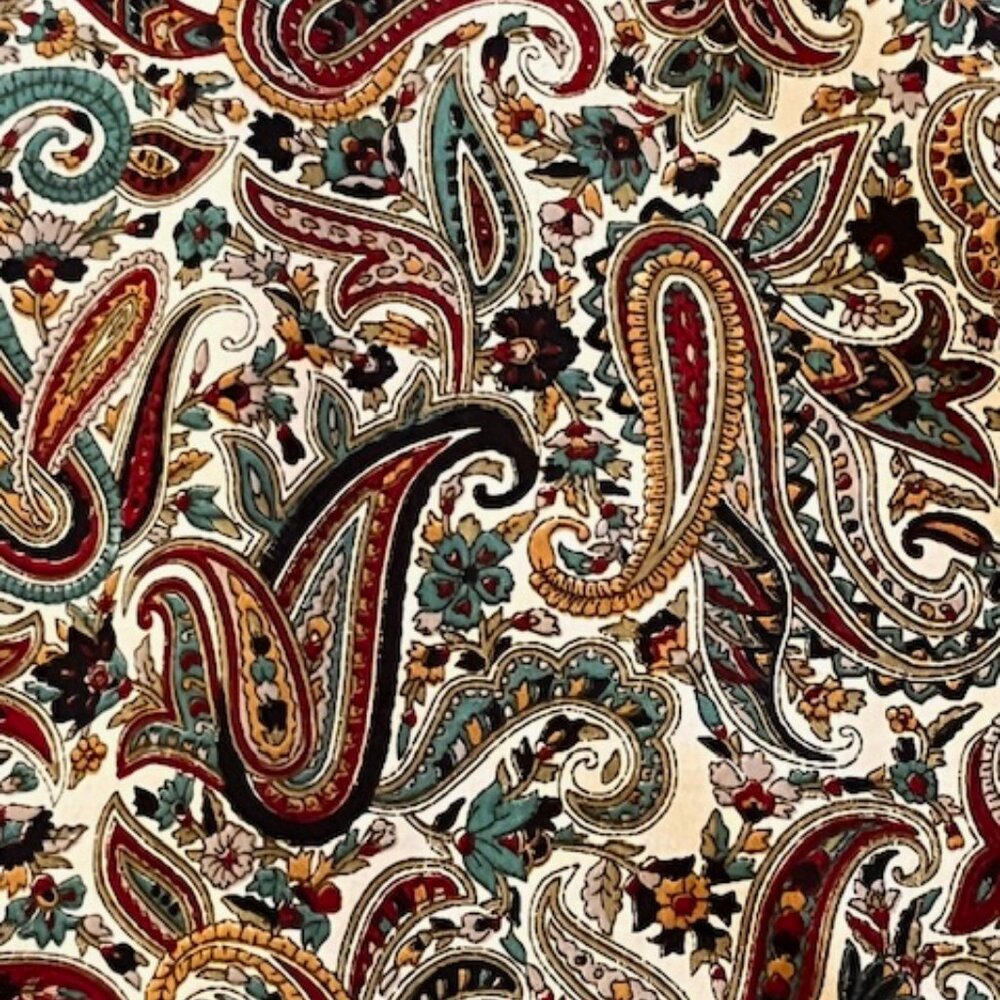 Beautiful Indian Silk Paisley Kurti Tunic